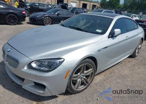 2014 BMW 650I Gran Coupe xDrive z USA, uszkodzony, nr VIN WBA6B4C56ED098967